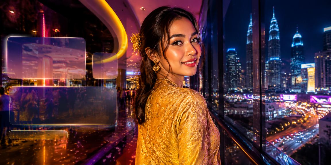 Hiburan kasino bergaya kebaya di Petaling Jaya menggambarkan pengalaman tempatan